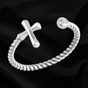 Montana Silversmiths Faith On Full Sterling Silver Ring One Size NEW Retail $50